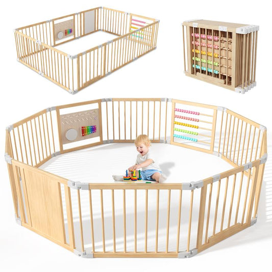 GrowUp™ Wooden Playpen